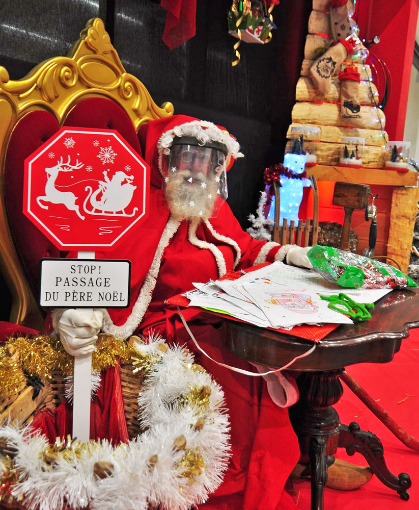 Noël au supermarché Casino de Laguiole